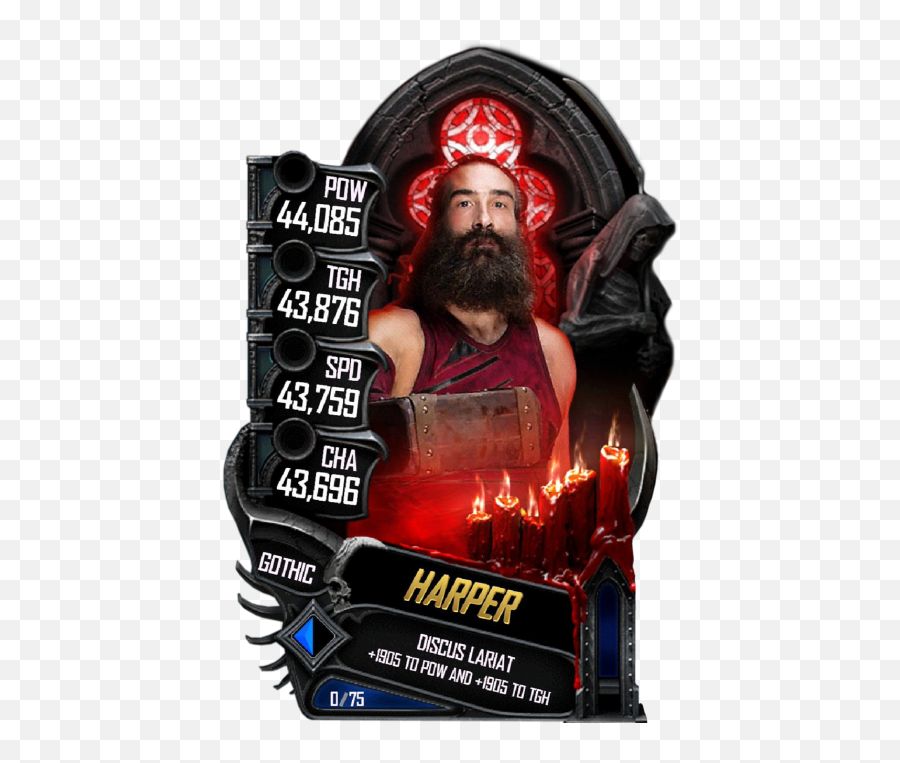 Luke Harper - Wwe Supercard Aj Styles Png,Luke Harper Png