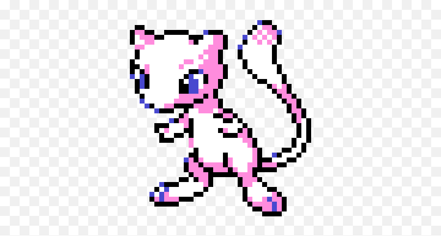 Mew Pixel Art Maker - Monster Energy Pixel Art Png,Mew Transparent