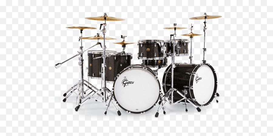 Gretsch Usa Custom Drum Kit In Black - Usa Custom Gretsch Drums Png,Drum Kit Png Gretsch Usa Custom Drum Kit In Black - Usa Custom Gretsch Drums Png,Drum Kit Png