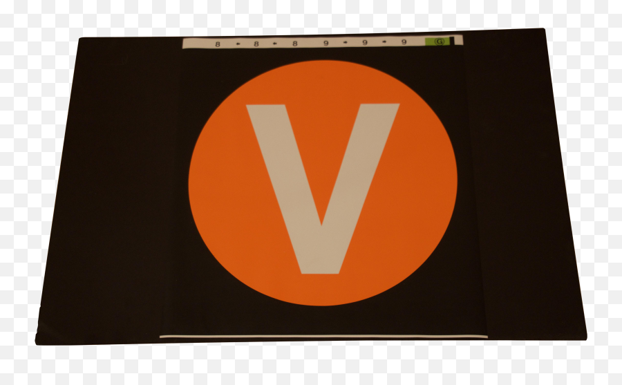 New York City Subway U0027vu0027 Train Sign - Manchan Png,Subway Logo Transparent