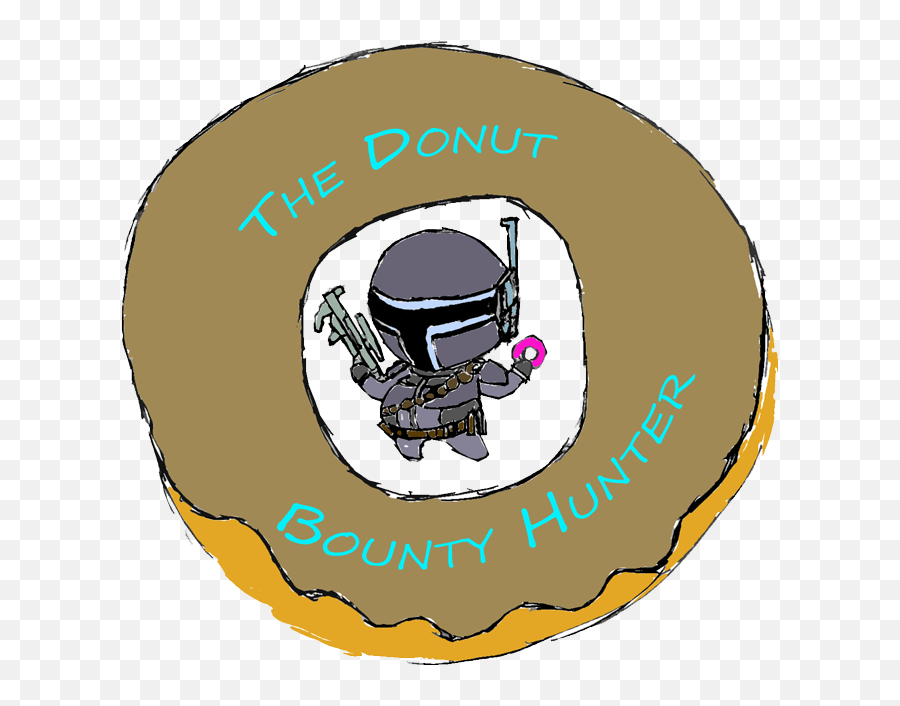 The Donut Bounty Hunter - Cartoon Clipart Full Size Astronaut Png,Bounty Hunter Logo
