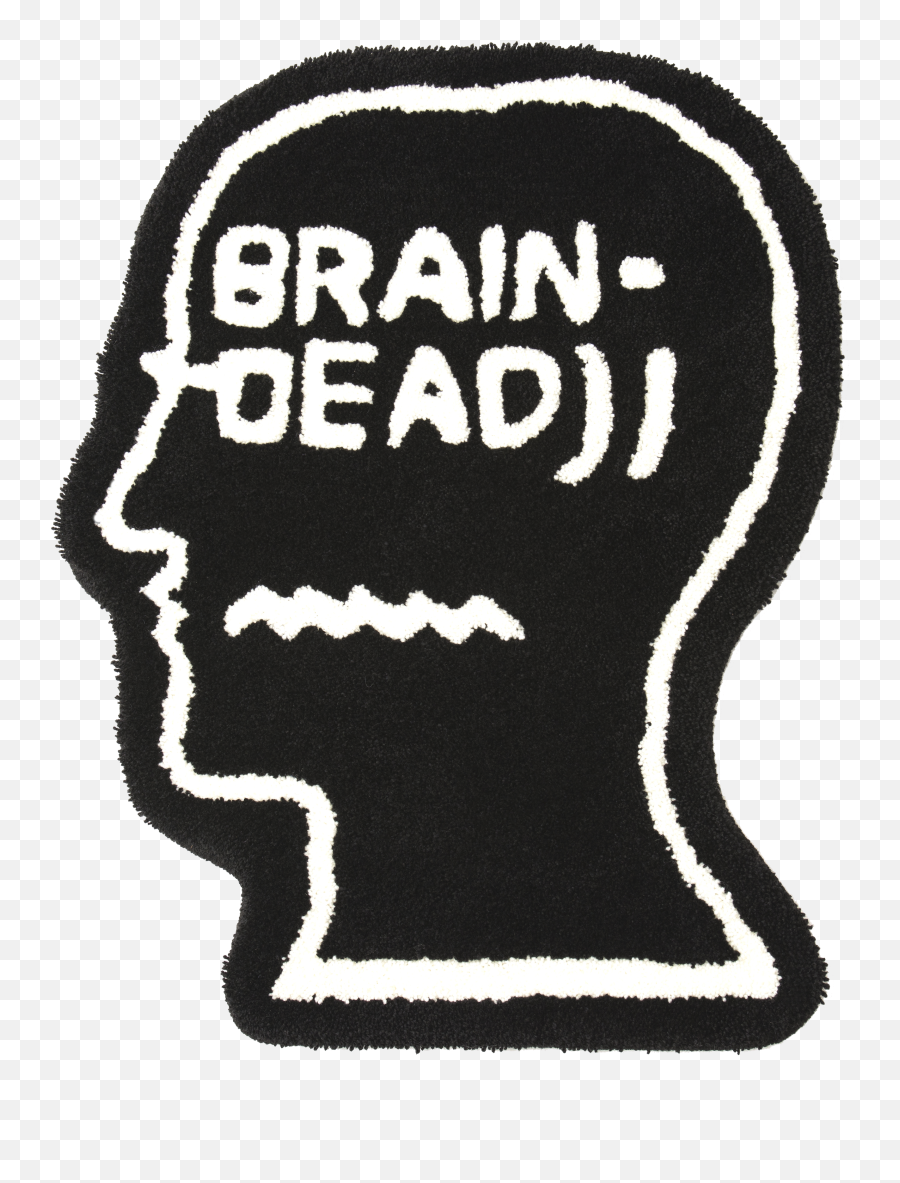 Logo Head Rug - Black Brain Dead Logo Head Rug Png,Tjmaxx Logo