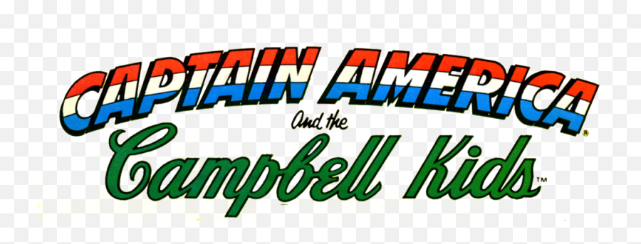 Psau0027s From Hell Captain America And The Campbell Kids - Captain America Png,Campbell Soup Logo