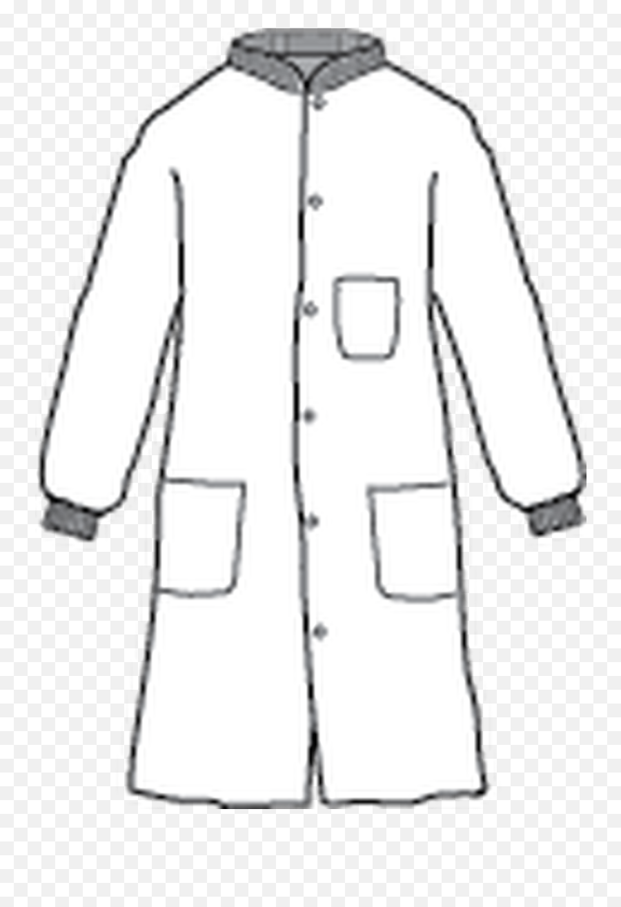 Kappler Provent 10000 Lab Coats Snap Front Knit Collar Cuffs 3 Pockets Serged Seams Blue Sizes S - 4xl 30case Kams235blc Long Sleeve Png,Lab Coat Png