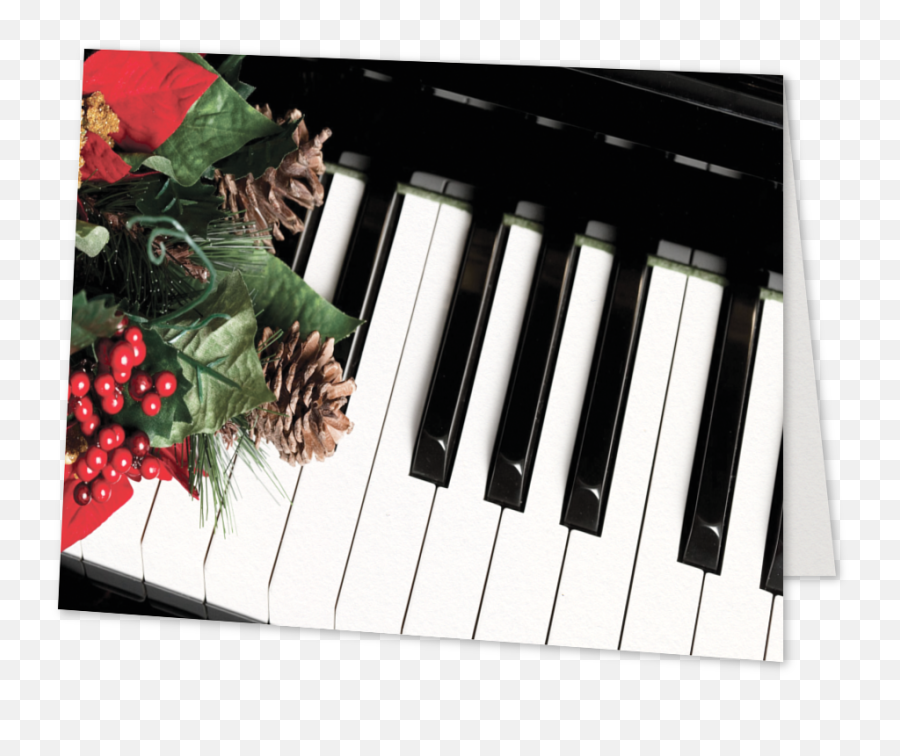 Christmas Music Png - Holiday Card Music Teacher Warehouse Merry Christmas Happy Piano,Warehouse Png