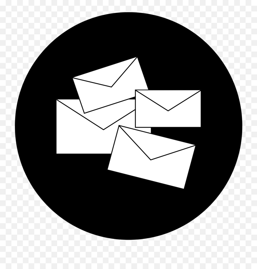 Email Emails Icon - Icon Surat Png,Email Icon Black Circle