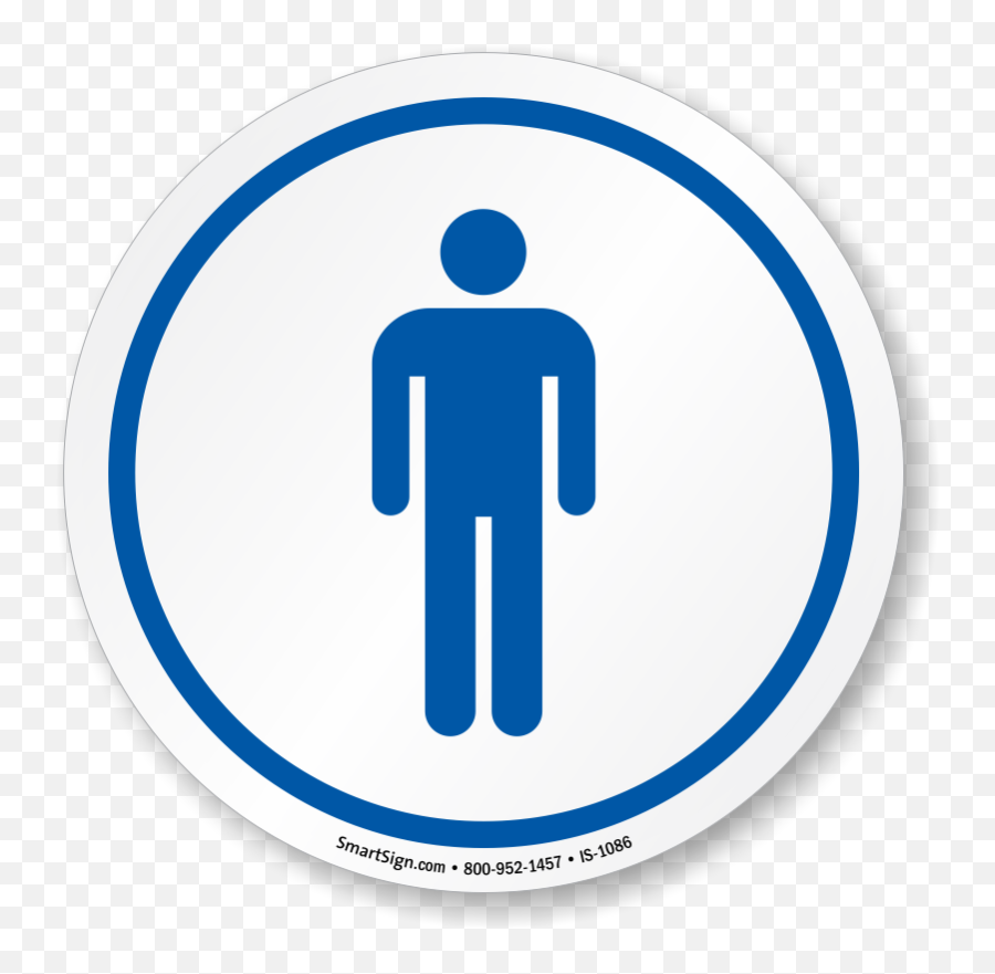 Iso Menu0027s Restroom Sign - Vertical Png,Embarrassing Icon