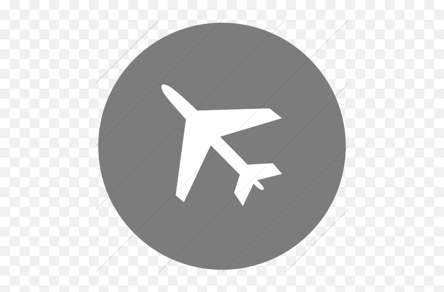 Iconsetc Flat Circle White - Language Png,Airplace Icon