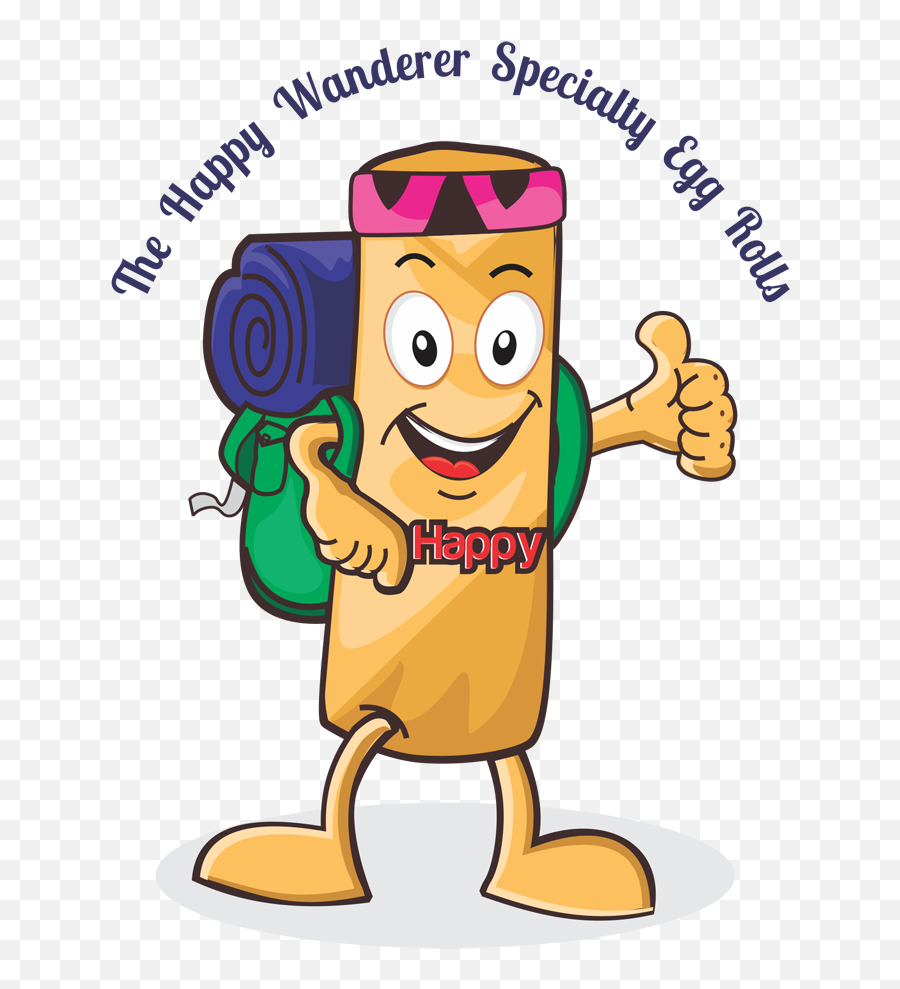Happy Wanderer Specialty Egg Rolls - Egg Roll Cartoon Png,Egg Roll Icon