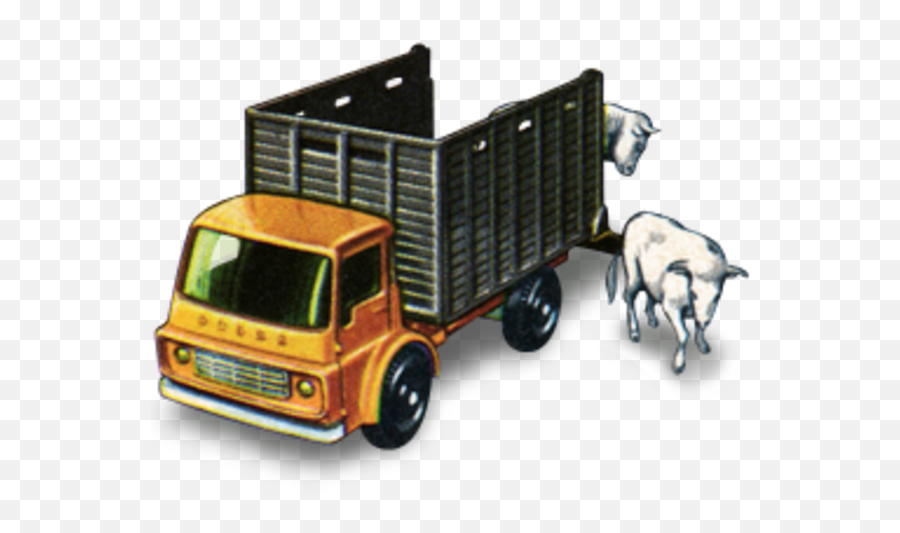 Cattle Truck With Icon - Cow Truck Png,Livestock Icon