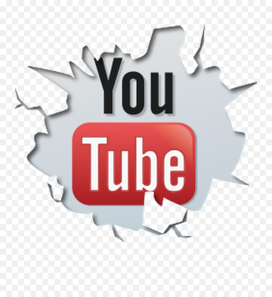 Free Cracked Youtube Logo Vector Graphic - Vectorhqcom Youtube Cool Logo Png,Youtube Logo