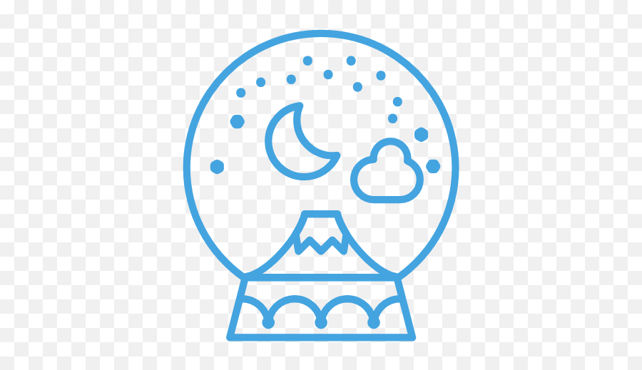 Decoration Mountain Snow Snowglobe Png Icon