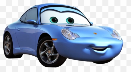 Blue Car Clipart Pixar - Sally Cars Png,Blue Car Png