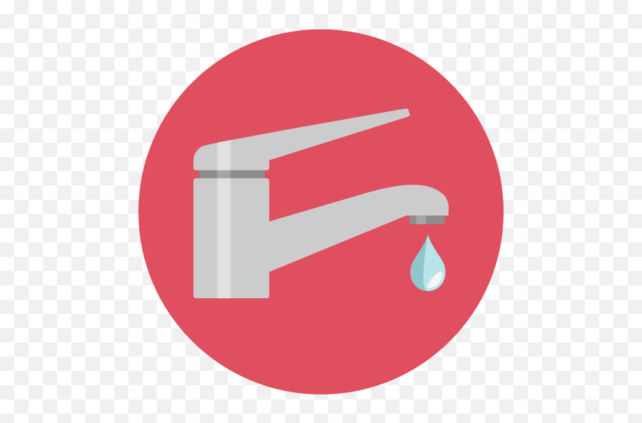Tap Water Faucet Droplet Furniture And Household Icon - Water Tap Flat Icon Png,Water Faucet Icon