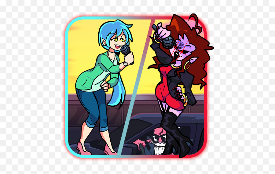 Fnf Mod Fireday Night Funny Test Bf Mom Vs Gf Apk 10 - Mom Vs Bf Mom Png,Mom Icon