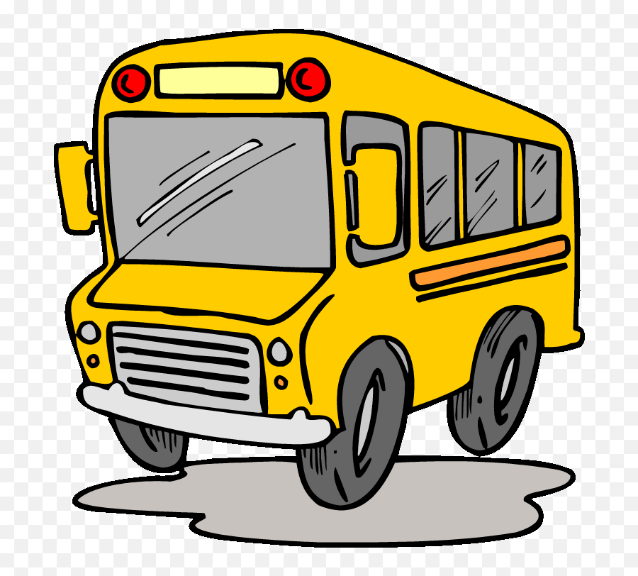 Bus Icon - Clip Art Bay Bus Cartoon Gif Png,Bus Icon Free