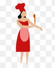 Baking Clipart Transparent - Cooking Clip Art Women Png,Baking Clipart Png