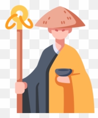 Religion Buddhist Zen Japanese - Japanese Monk Png,Monk Png