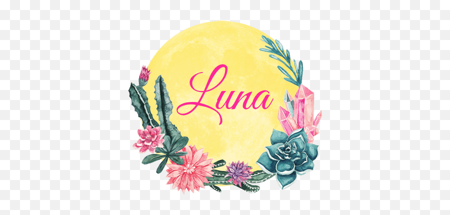 About Luna Beauty U0026 Wellness U2013 - Watercolor Floral Succulent Wreath Png,Luna Icon