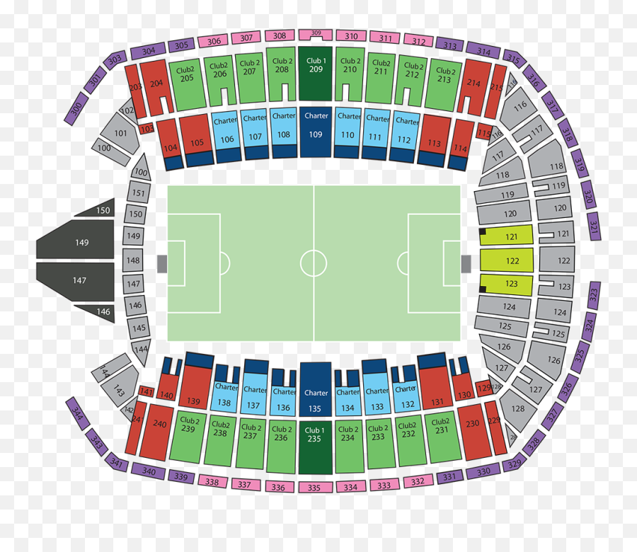 Centurylink Field Seating - Qwest Field Seating Seahawks Centurylink Field Map Sounders Png,Centurylink Icon