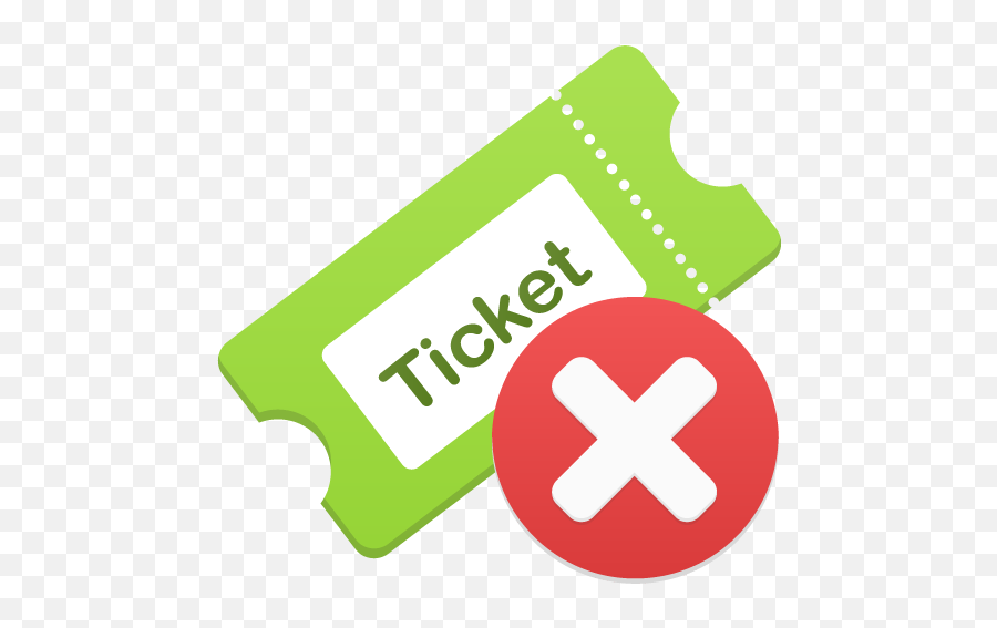 Remove Ticket Icon Flatastic 8 Iconset Custom Design - Flight Ticket Cancellation Icons Png,Cancellation Icon Png