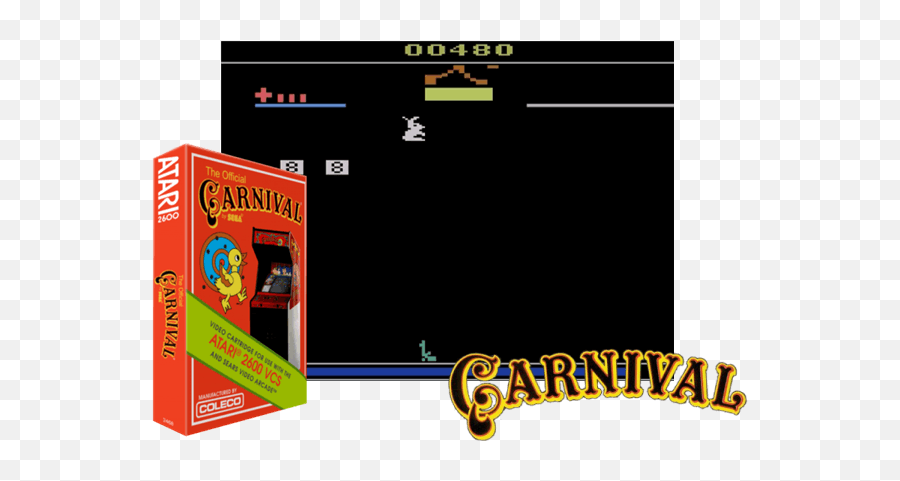 Carnival - Old Fashioned Video Games Png,Atari 2600 Logo
