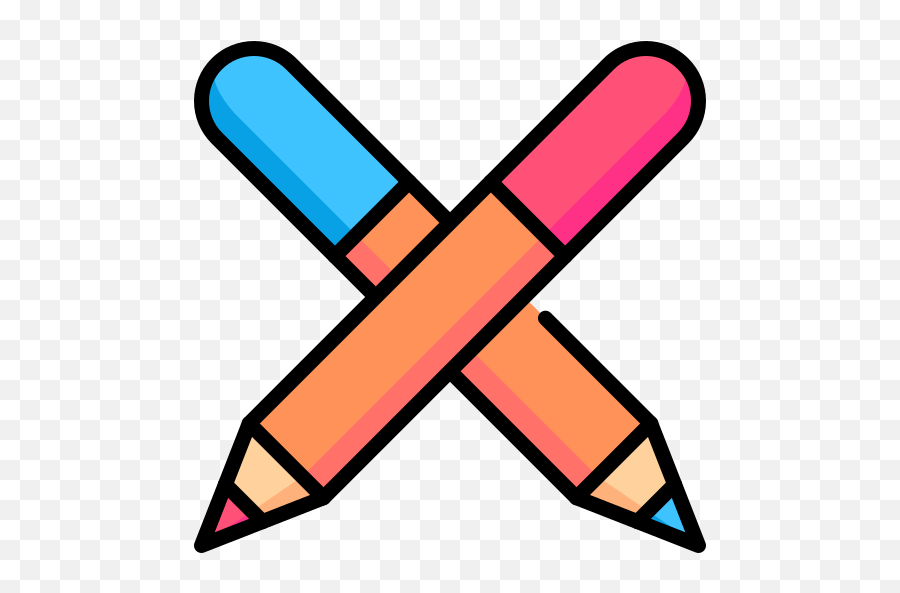 Color Pencils - Hammer And Pencil Icon Png,Lapis Png