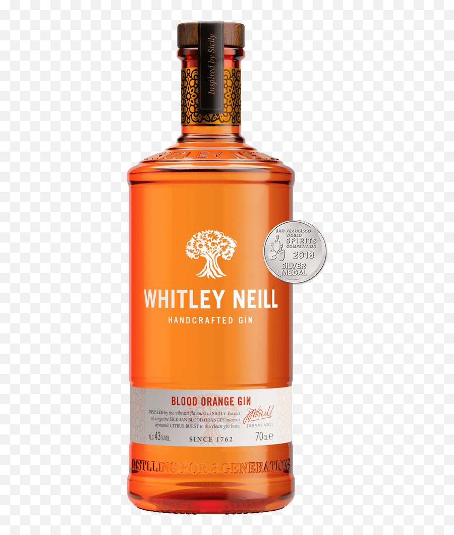 Blood Orange Gin - Whitley Neill Whitley Neill Blood Orange Gin Png,Orange Png