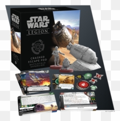 A Journey Begins - Fantasy Flight Games Star Wars Legion Crashed Escape Pod Png,C3po Png