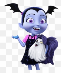 Vampirina Holding Wolfie Png Image
