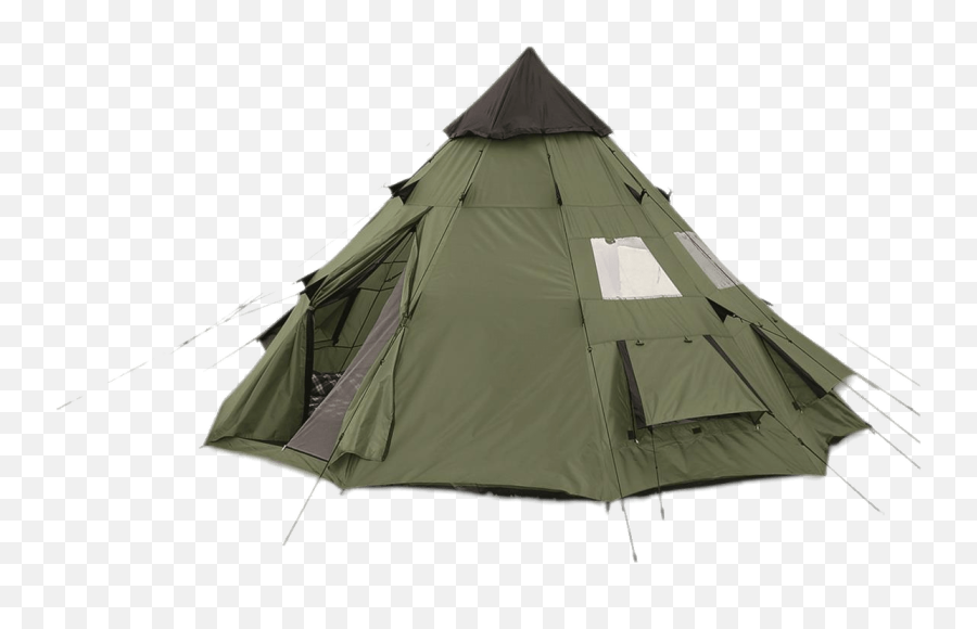 Teepee Camping Tent Transparent Png - Guide Gear Teepee Tent,Tent Png