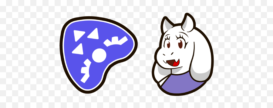 Undertale Toriel Cursor U2013 Custom Browser Extension - Undertale Toriel Art Png,Toriel Png