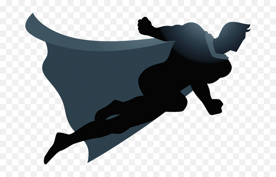 Silhouette Png Clip Art Royalty Free - Flying Superhero Silhouette Png,Superhero Silhouette Png