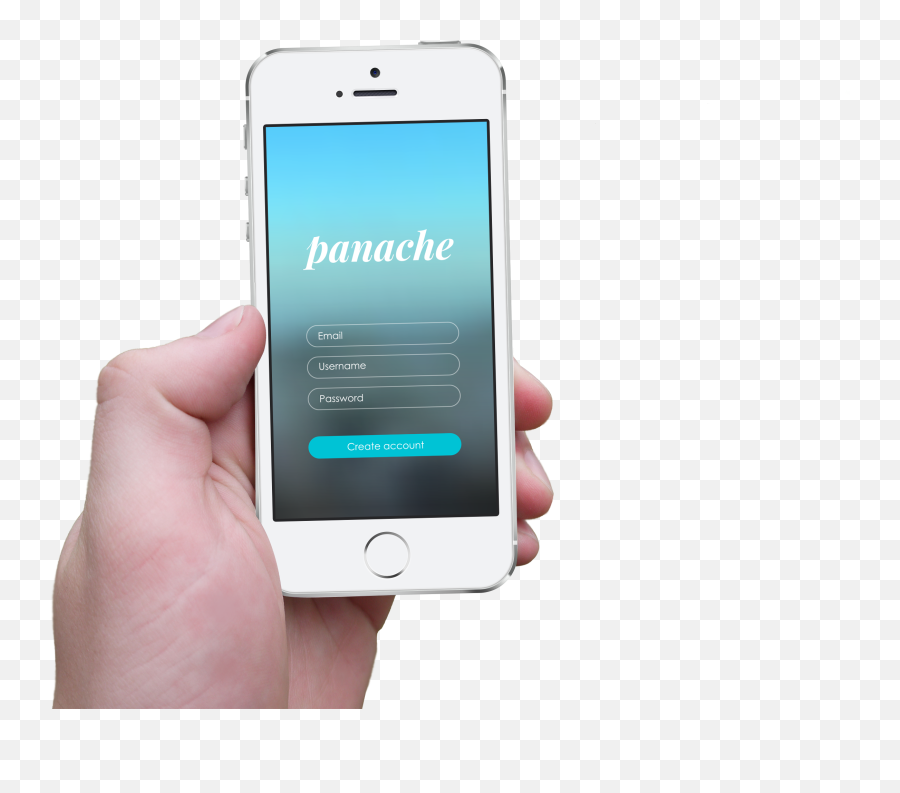 Iphone 5s Hand Mockup Panache Conference And Event Management Png