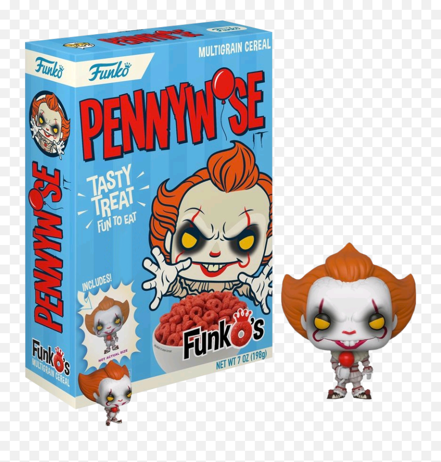 It Pennywise Funkou0027s Cereal With Pocket Pop - Hot Topic Exclusive Cryogenik Funko Pop Cereal Box Png,Hot Pocket Png
