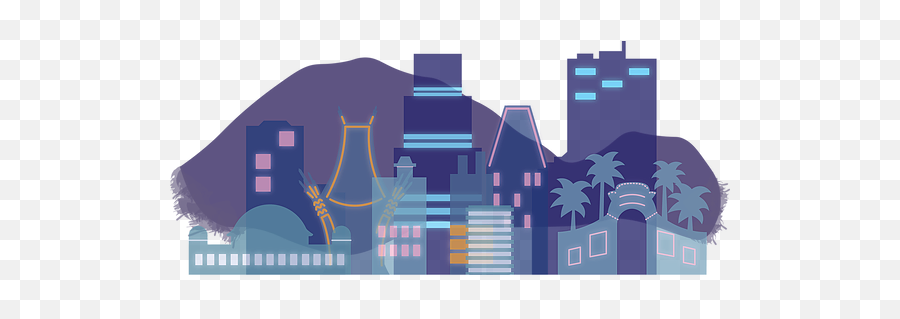 Graphic Design - Graphic Design Png,Los Angeles Skyline Png