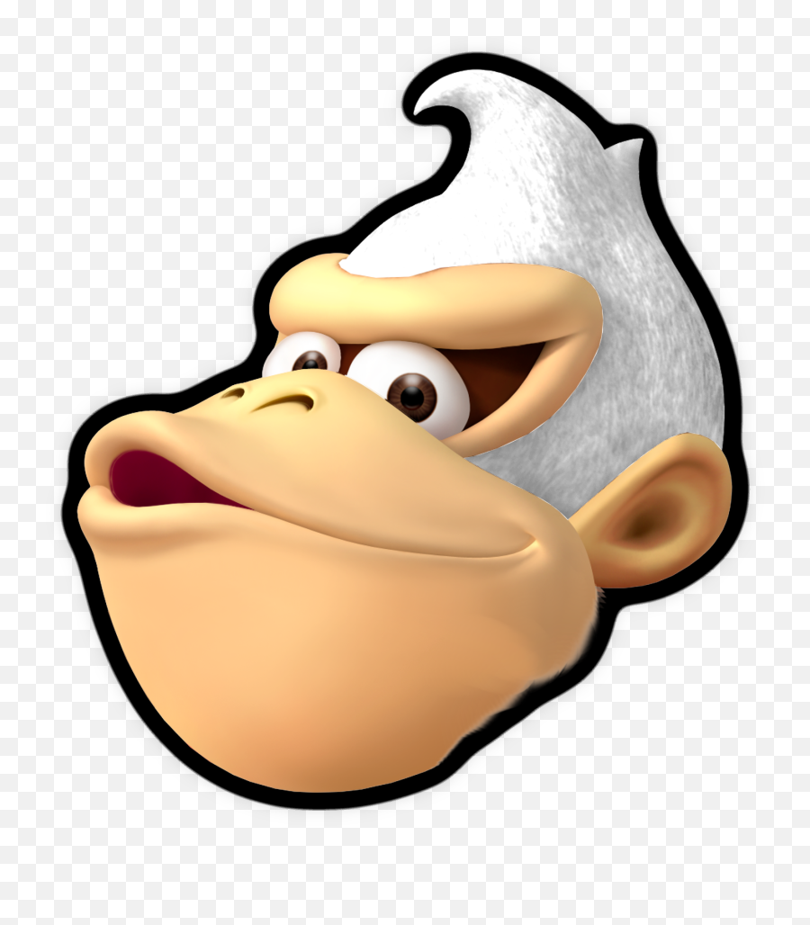 Donkey Kong Face Png Clipart - Donkey Kong Head Png,Diddy Kong Png