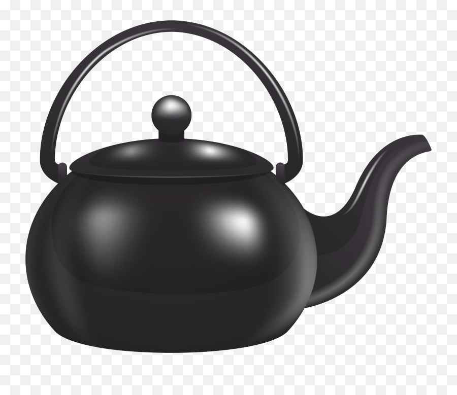 Black Kettle Png Clipart - Transparent Background Kettle Clipart,Kettle Png