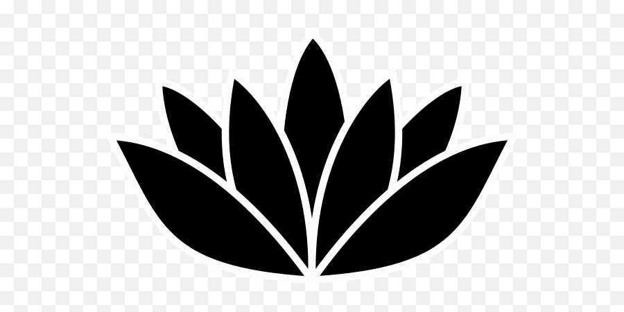 Black Lotus Flower Picture Clip Art - Vector Bliss Rom Png,Lotus Flower Png