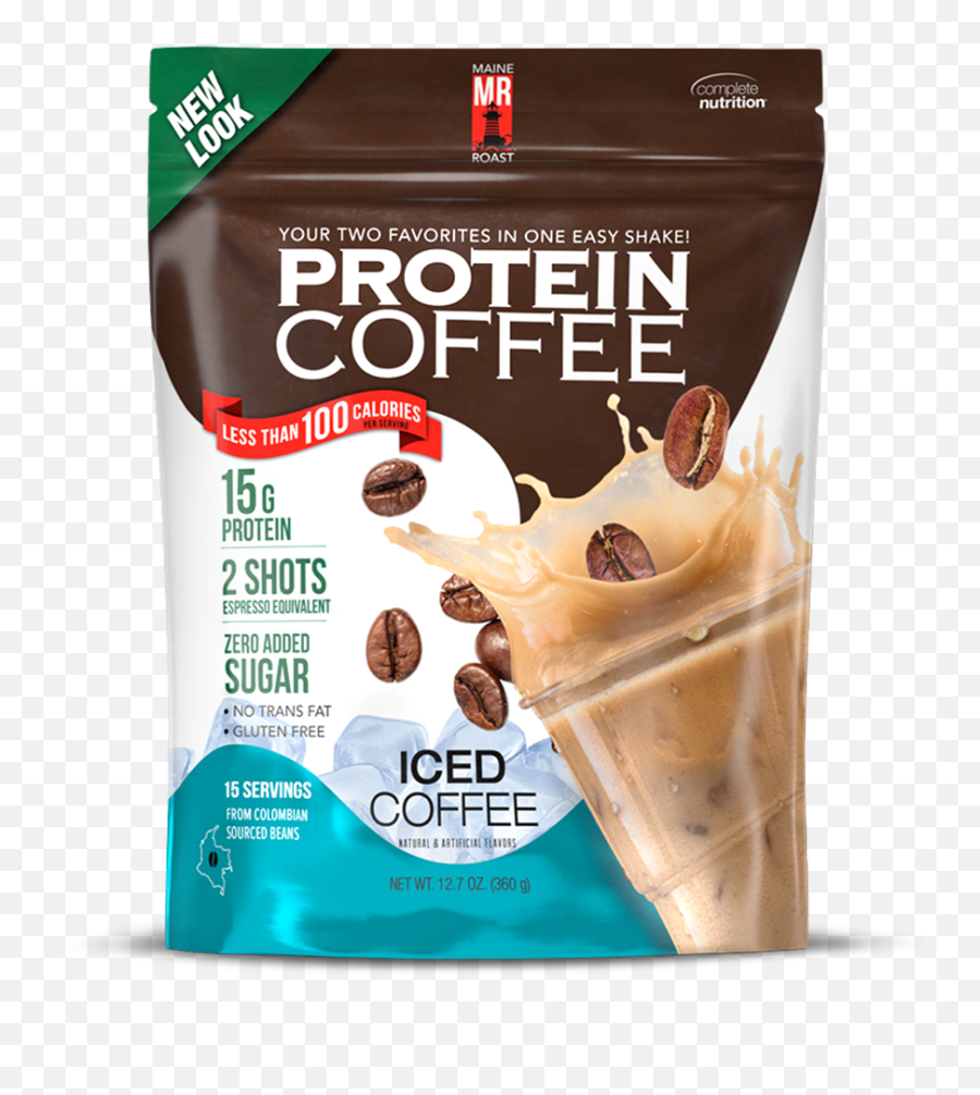Maine Roast Protein Coffee - Maine Roast Protein Coffee Png,Iced Coffee Png