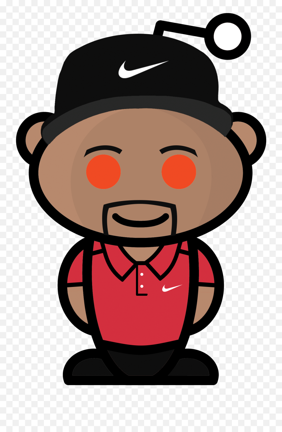 Golf - Reddit Snoo With Hat Png,Tiger Woods Png