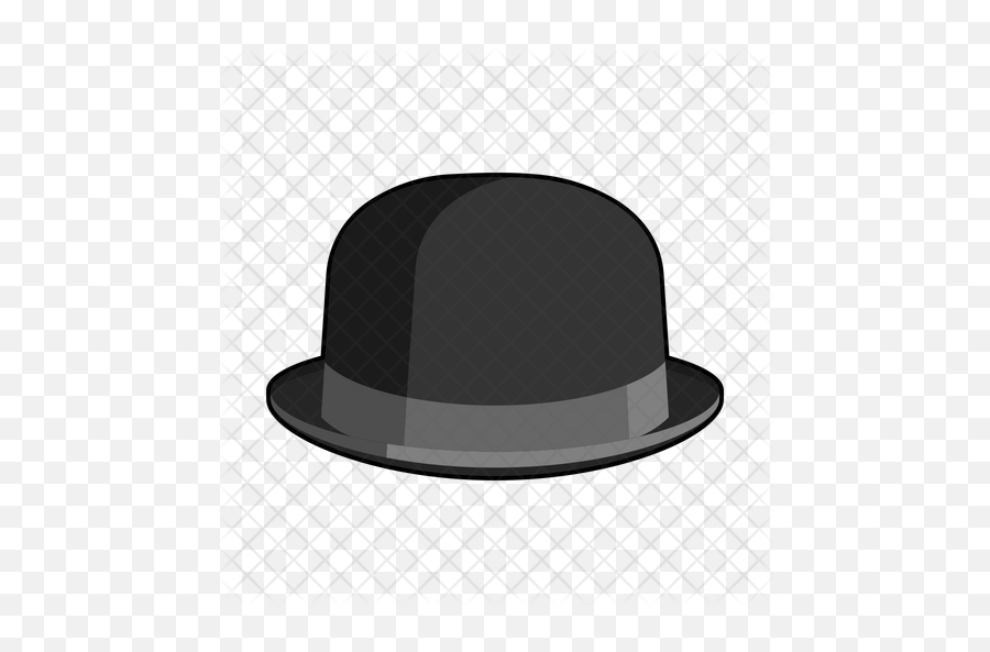 Hat Icon Of Colored Outline Style - Fedora Png,Bowler Hat Png