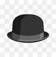 Hat Icon Of Colored Outline Style - Fedora png