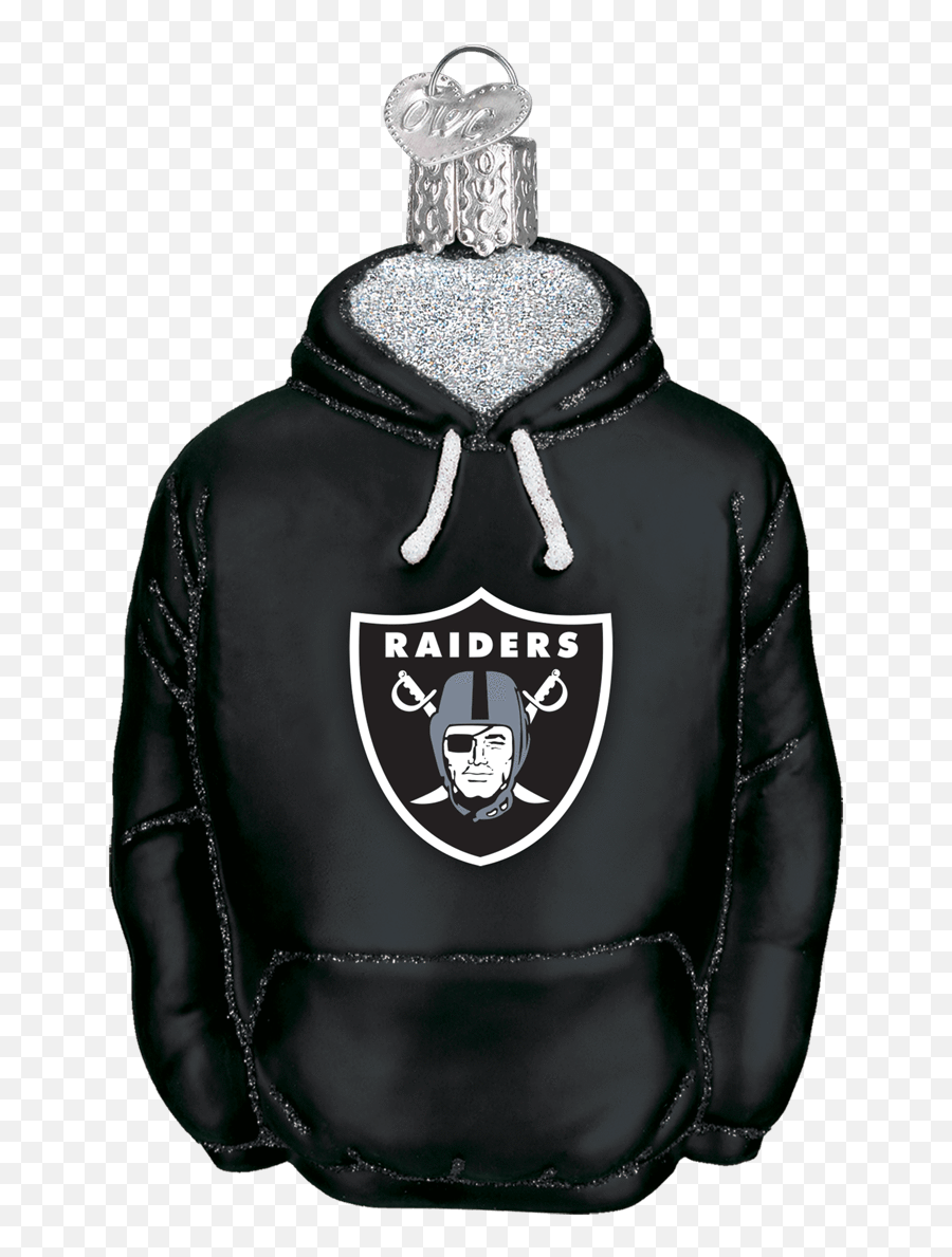 Raiders Shield Png - Oakland Raiders Hand Blown Glass Hoodie Oakland Raiders,Raiders Png