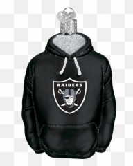Raiders Shield Png - Oakland Raiders Hand Blown Glass Hoodie
