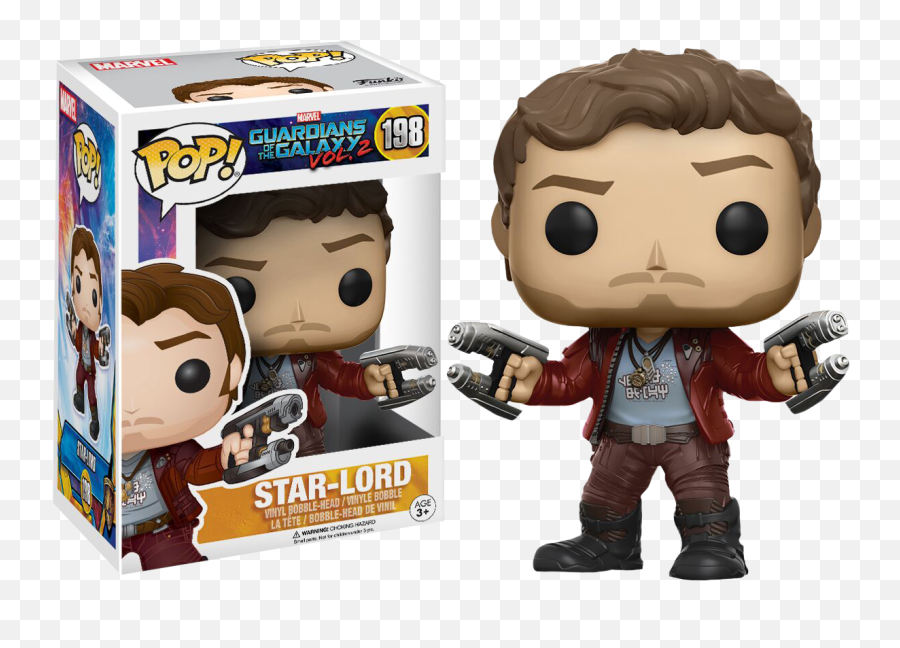 Star - Lord Pop Vinyl Figure Guardians Of The Galaxy Vol 2 Antioquia La Mas Educada Png,Star Lord Transparent