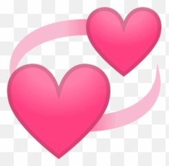 Revolving Hearts Emoji Clipart - png