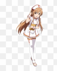 Sword Art Online Yuuki Asuna Nurse - Sword Art Online Asuna Nurse Png,Asuna Transparent