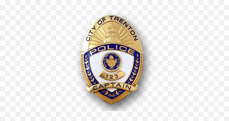 Trenton Police Badge Transparent Png - City Of Trenton Police Badge,Police Badge Transparent