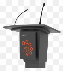 Podium Lectern Pod - 4 Podion Global Machine Png,Podium Png